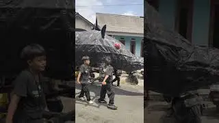 ogoh ogoh babi hutan karnaval banaran grabag #shorts #karnaval
