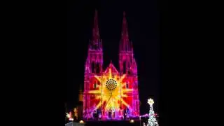 St Mary's Cathedral Light Show
