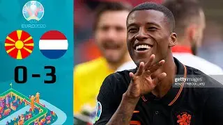 Georginio Wijnaldum vs North Macedonia vs Netherlands  0-3