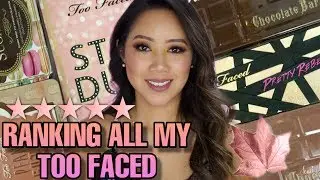 RANKING ALL MY TOO FACED EYESHADOW PALETTES - TOO FACED EYESHADOW PALETTE COLLECTION
