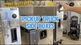 Pickup truck side boxes