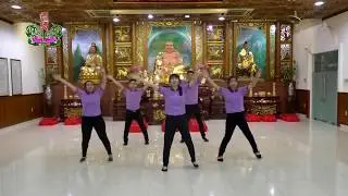 Tarian GPS Chong De Latihan Persiapan Acara Syukuran 10 Tahun Kesempurnaan Sesepuh 不休息菩薩十週年感恩大會