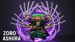 LEGO Zoro Ashura: 9 Sword Style Transformation! ⚔️👹 One Piece #Shorts