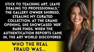 Art Gallery Owner Rejected My 'Amateur' Collection. The Authentication Results Exposed Everything...