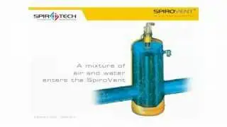 Принцип работы сепаратора воздуха SpiroVent