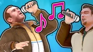 GTA 5 - NIKO & ROMAN SINGING - Fame or Shame