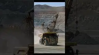 Massive Mining Trucks in Action: Giant Haul Trucks & Excavators Dominate the Mine! 🚚