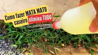 Mata Mato caseiro - Misturinha poderosa contra o mato 🌿