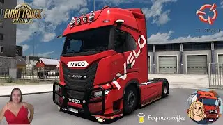 Euro Truck Simulator 2 (1.57 Open Beta) Iveco S-Way Accessories Pack by WFC Truckstyling + DLC's