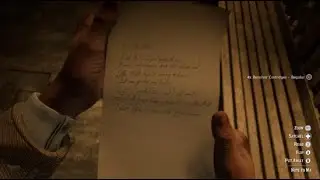 Hidden letter on aggressive Van Horn NPC - Red Dead Redemption 2