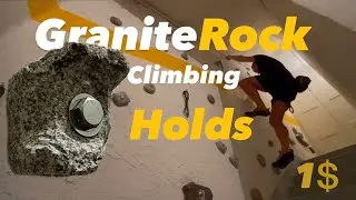#diy #real #granite #rockclimbing #holds #onedollar