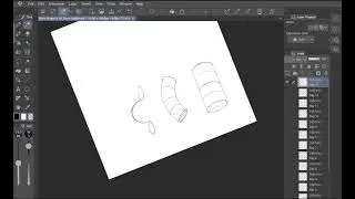 More cylinders part 2... but bent | Marc Brunet's Learn to Draw in 30 Days Exercises - Day 13