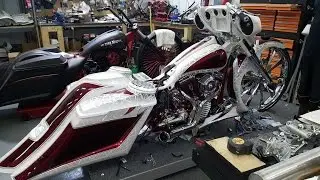 Veltboy314 - Inside F-Bomb Baggers - Home Of The Baddest Big Wheel Harley Bagger Builds