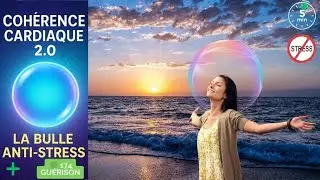 Jour 6 – Cohérence cardiaque 5-5 (5 min) | Respiration guidée 🟢 174 Hz | Détente & réconfort