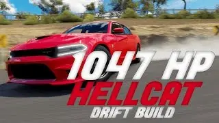 1047 HP DODGE CHARGER HELLCAT DRIFT TUNE!!! | Forza Horizon 3