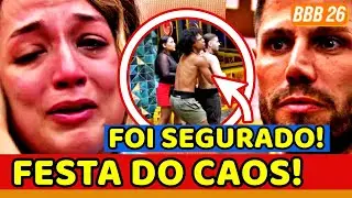 🔥BBB26: FESTA CA&Oacute;TICA! Samira SURTA ap&oacute;s BRIGA COM JONAS, Marcelo FOR&Ccedil;A Jonas e TRETA EXPLODE MUITO