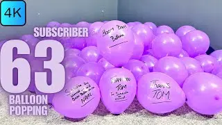 100 PURPLE  BALLOON POP CHALLENGE FOR  63rd SUBSCRIBER! 💥🎈!|BALLOON LOONER POP!|TEAM LOONER!