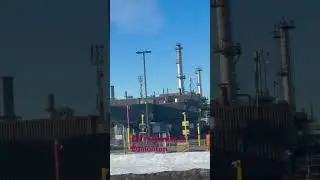Oil refineries in Canada #foryou #oil #oilrefining #edmonton #canada #alberta #government