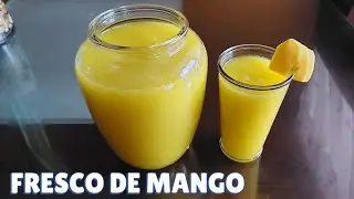 C&oacute;mo Hacer FRESCO DE MANGO Natural - Receta F&aacute;cil | Cocina Salvadore&ntilde;a