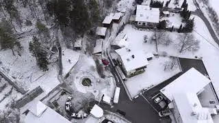 Austria 神奇怪瀑布 Weird Waterfall Zammer Lochputz (4K Drone)
