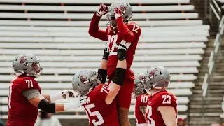 WSU finishes first spring camp under Jimmy Rogers