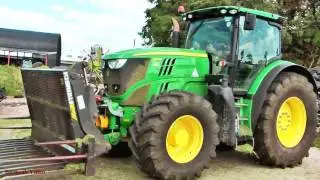 Pit work with the Beast!   -  John Deere 6190R on the Grass.