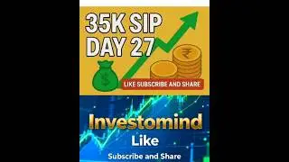 35K SIP Day 27 | Daily Mutual Fund SIP Update & Returns  #monthlysip #sipreturns #utimutualfund