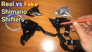 Настоящие и поддельные переключатели Shimano для велосипедов