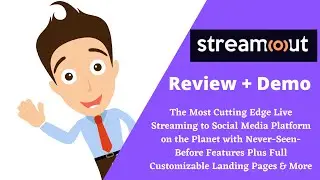 StreamOut Review + Demo - Social Media Live Streaming Software (Facebook, Youtube & Twitch)