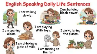 English Speaking Daily Life Sentences | I Am Sentences | Spoken English 