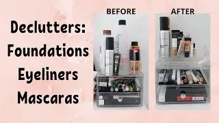 Declutter 2020 | Foundations, Eyeliners, Mascaras | Cruelty Free
