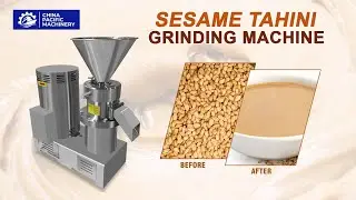 Sesame Tahini Grinding Machine|Sesame Butter Grinding Machine|Sasame Butter Making Machine