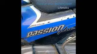 Dome Sticker on Hero Honda Passion plus #shorts