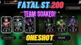 Fatal Sorcerer's Tower 200 - FLAWLESS VICTORY ! | MK Mobile