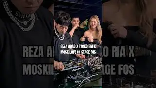 Reza arab x rycko ria x moskilove on stage fos jkt #yb #mraloy #aloy