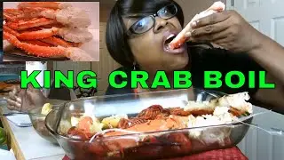 KING CRAB SEAFOOD BOIL WITH CRAWFISH & CORN