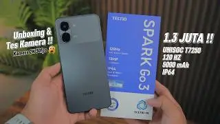 1.3 Juta di 2026 !! Tecno spark GO3 Unboxing & Camera Test
