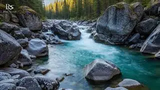 Natural River and Stream Sounds for Deep Sleep with Relaxing Water Ambience and Mind Calm