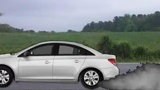 Car burnout ANIMATION using Still images || ANIMATION