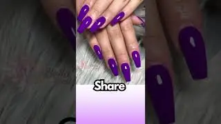 Which Purple nails are your favorite?... #viral #pineapple #preppy #fyp #shorts #nails #acrylicnails