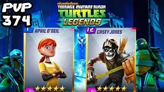 Teenage Mutant Ninja Turtles: Legends PVP​​ 374 Casey Jones & April O'Neil