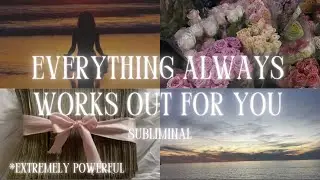 Literally EVERYTHING Works Out for You | instant results | subliminal booster for women| pink noise