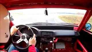 VI SuperOes Tor Poznań 2016 11 05 Marcin Kolasiński Honda CRX