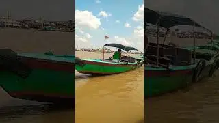 Perahu layar #ketek #kapal #sungai #indonesia