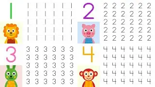 1 to 20 Number Tracing Worksheet | Preschool | Toodle & Tot