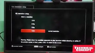 factory reset airtel dth set top box