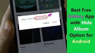 Best Free Gallery App with Hide Album Option for Android.