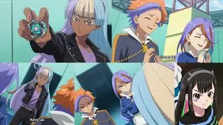 Beyblade X - Shiguru Nanairo Challenges Three & Four Cross To A Triple Battle 