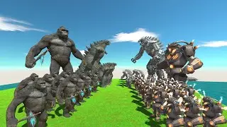 Wild Animals vs Artificial Beasts in ARBS Epic Clash! - Animal Revolt Battle Simulator