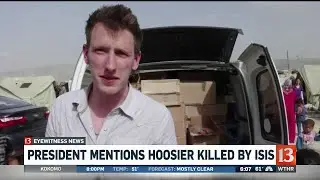 President Trump mentions Hoosier killed by ISIS
